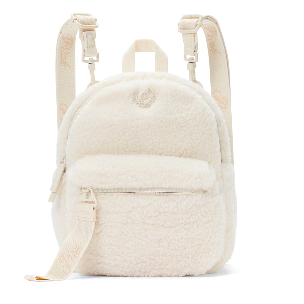 Pink VS Backpack - Teddy Fleece NWT